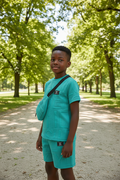 Black boy in park