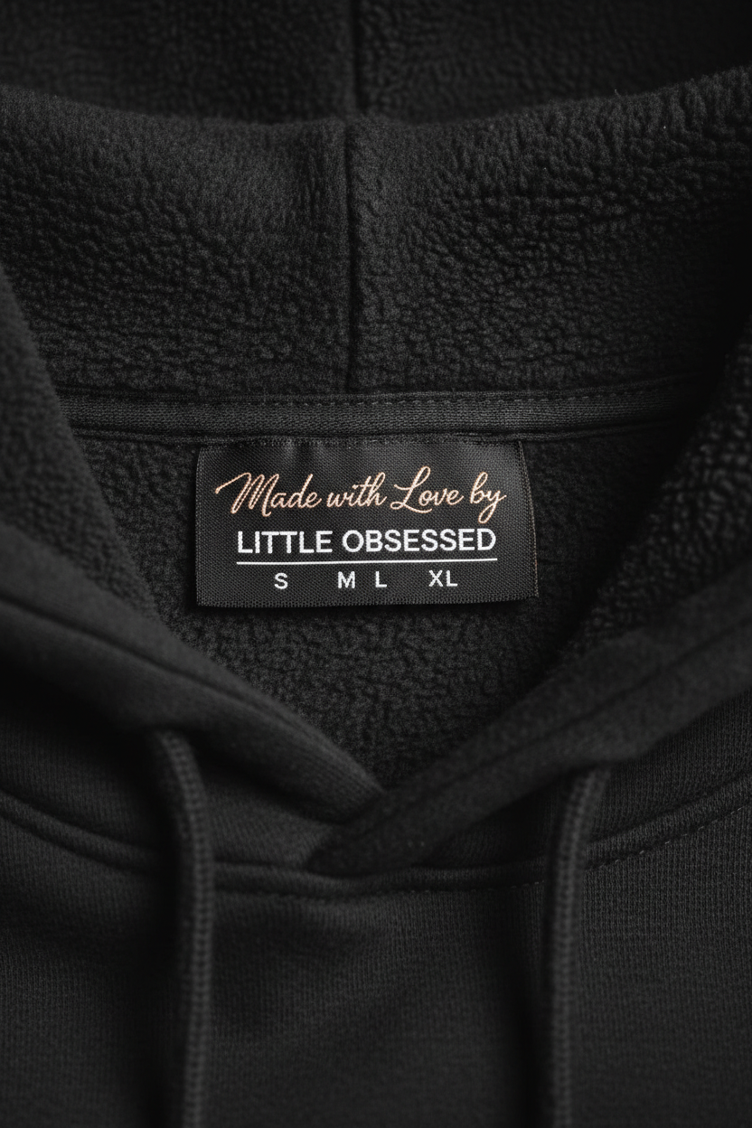 Little Obsessed™ Limited Edition Black Hoodie