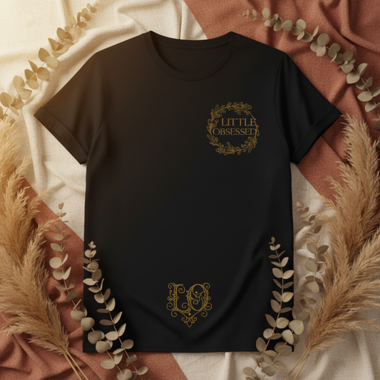 Little Obsessed™ Signature Embroidered Tee