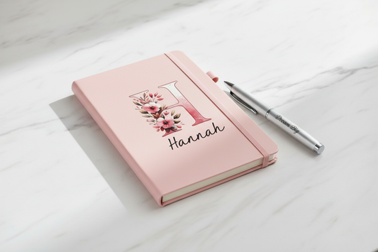 Personalized Notebook & Pen Studio Shot
