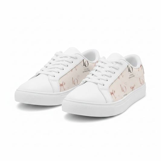 Little Obsessed Branded Low Top Sneakers